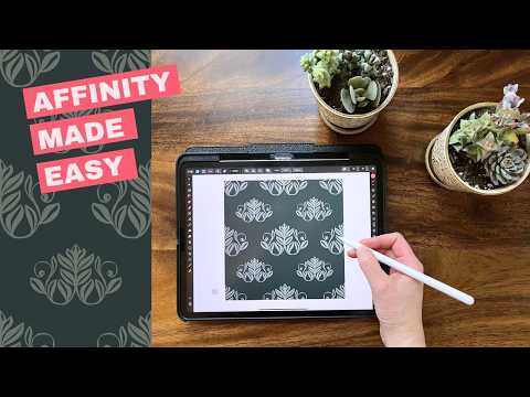 💡 Learn Affinity Designer: EASY Repeat Pattern Tutorial for Beginners #ipadart #affinitydesigner