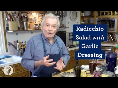 Radicchio Salad with Garlic Dressing