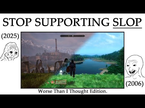 Oblivion Remastered is an artistic disaster.