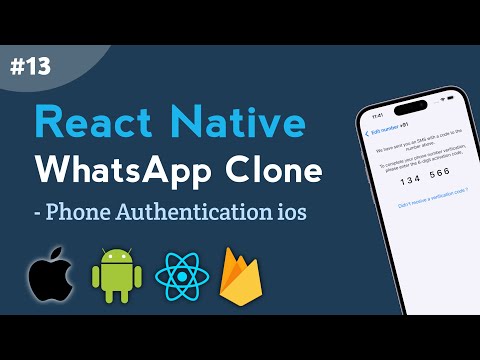 React Native Firebase iOS phone authentication