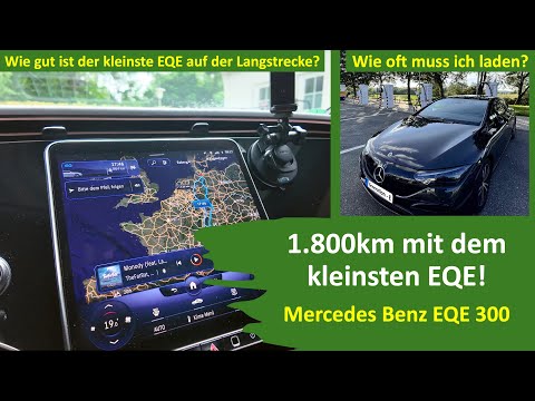 1.800km mit dem kleinsten Mercedes Benz EQE 300 - Reicht er für die Autobahn? Generation - E