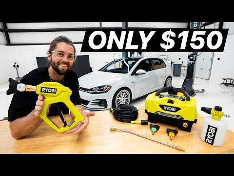 The Brand New Ryobi Pressure Washer for Car Detailing (New Meta?)