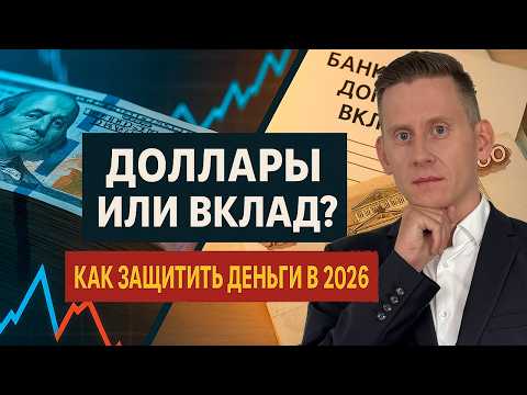 Доллары или вклад в рублях? Как защитить свои деньги в 2026 году