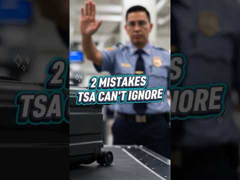 Don't Make These 2 HUGE Carry On Errors TSA WON'T TOLERATE 🚨🛄