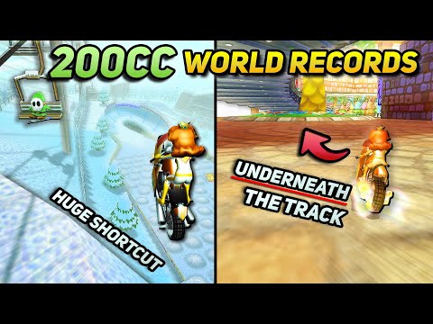 Analyzing & Reacting to 200cc World Records in Mario Kart Wii!