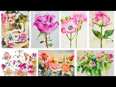 Paint Stunning Roses in Watercolor: Complete Guide
