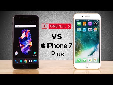 OnePlus 5 vs iPhone 7 Plus - Champion Defeated? Speedtest Comparison