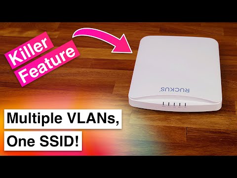 This little-known WiFi feature is AWESOME!  Multiple VLANs on a single SSID - Ruckus DPSK