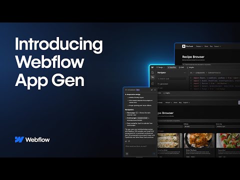 How to Go from Prompt to Production with Webflow App Gen (Full AI App Builder Demo)