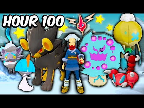 I Spent 100 HOURS SHINY Hunting in Pokemon Legends Arceus!