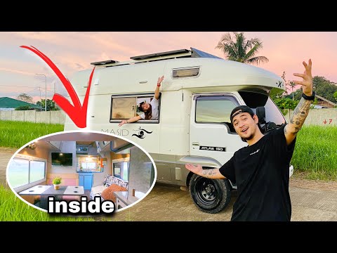 CAMPER VAN TOUR (Sasakyan na BAHAY ang Loob) | Geo Ong