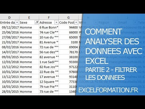 Comment analyser de grandes bases de données : Filtrer les données