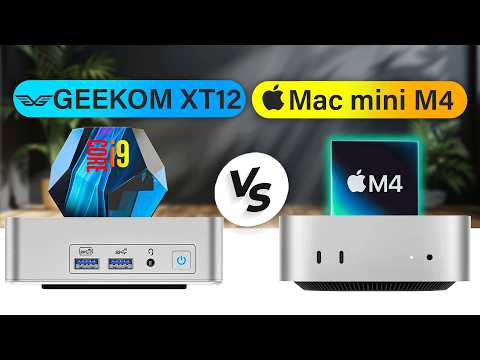 Can This TINY PC Beat the Mac Mini M4? - INTEL i9 GEEKOM XT 12 Pro