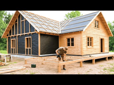 Couple Turns Abandoned Shed into Amazing House | Full Build by @HomesteadingDays