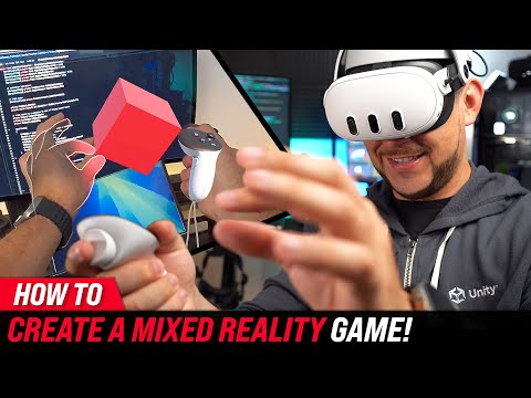How to create a Quest 3 Mixed Reality Game - Unity BEGINNER Tutorial!