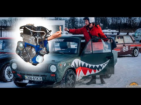 Мощный восьмиклоп в Жигули для зимнего дрифта: как сделать быстрый 1.8 в классику и не умереть