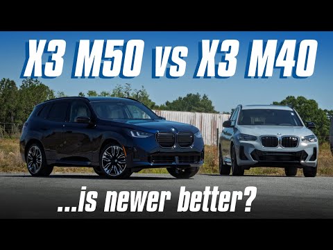 The new 2025 BMW X3 M50 vs the X3 M40i
