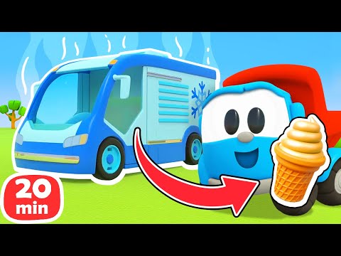 Грузовичок Лева собрал машину холодильник! 🧊❄️ Мультики для детей про машинки