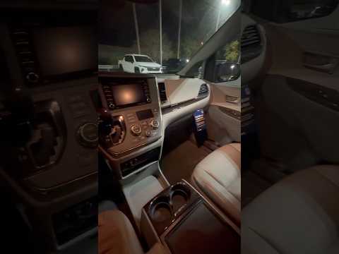 Minivans are elite! 2018 Toyota Sienna XLE interior #toyota #sienna #cars #minivan