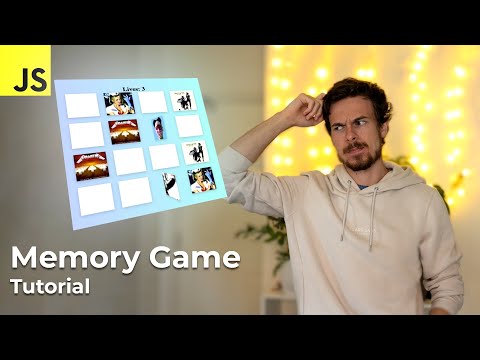 Awesome Vanilla JavaScript Memory Card Game Tutorial