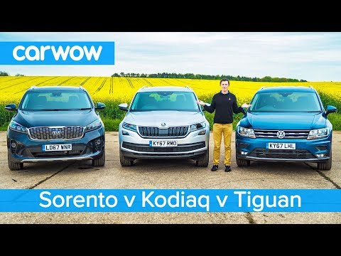 VW Tiguan-Allspace vs Skoda Kodiaq vs Kia Sorento - Which is the best 7-seater SUV?