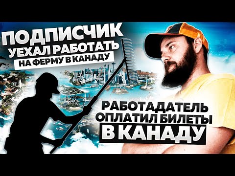 ПОДПИСЧИК ИЗ РОССИИ УЕХАЛ РАБОТАТЬ НА ФЕРМУ В КАНАДУ 🇨🇦 РАБОТОДАТЕЛЬ ОПЛАТИЛ БИЛЕТЫ В КАНАДУ