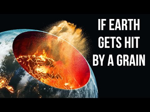 What If a Grain Of Sand Hits The Earth At 99% The Speed Of Light