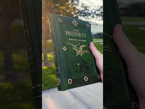 Making a Custom Leather bound Edition of the The Hobbit #bookbinding #thehobbit