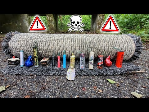 Wie viele BÖLLER ÜBERLEBT ein TEPPICH? - Experiment (reupload)