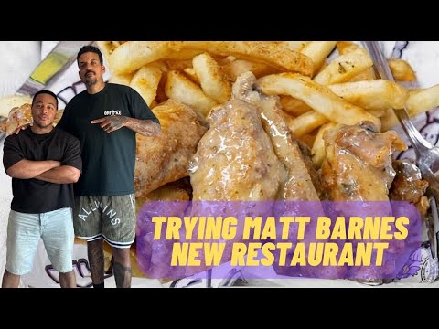 Trying Celebrity Owned Restaurants | ft. Matt Barnes | We Dat's Chicken & Shrimp
