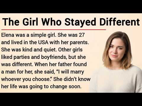 Learn English Through Story Level 3 | Graded Reader | English Story | The Girl Who Stayed Different