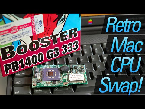 This Retro Mac Laptop CPU Upgrade is CRAZY Fast!