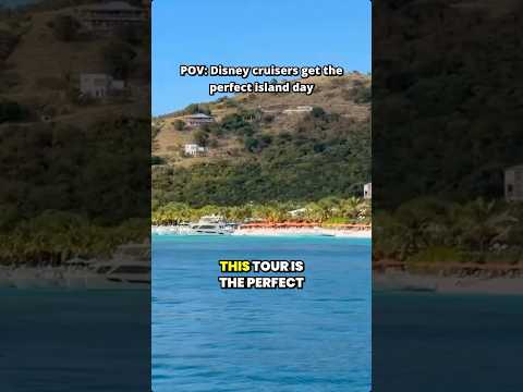 Disney Excursions are the Best! Jost Van Dyke beach excursion