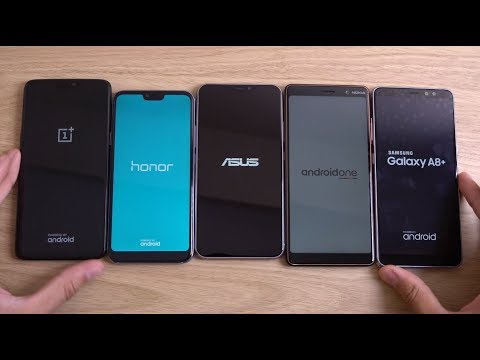 Asus Zenfone 5Z vs Nokia 7 Plus vs OnePlus 6 vs Honor 10 vs Galaxy A8+ - Speed Test!
