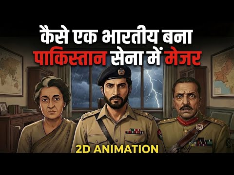 Kaise ek Indian Pakistan Military mein Major ban gaya | 2D Animation | Ravindra Kaushik