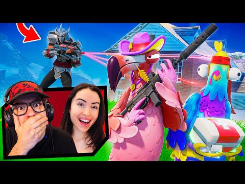 My Girlfriend and I DEFEND OUR HOME! (Fortnite)