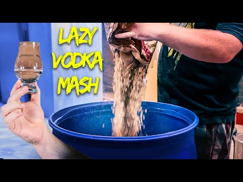 The Laziest Dam Vodka Mash - All Grain Vodka