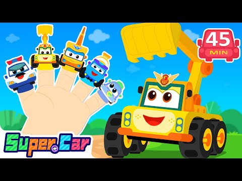 Smart Excavator vs. Villains & Disasters💥Mega Rescue Compilation | Kids Cartoons | SuperCar