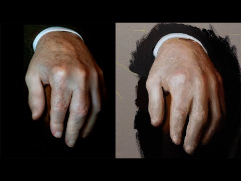 How to Paint Hands - oil painting instruction