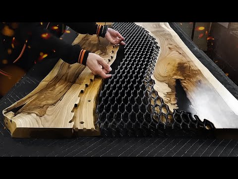 I Welded a Tree Slab into a Table: Wood Meets Metal in This Epic Build