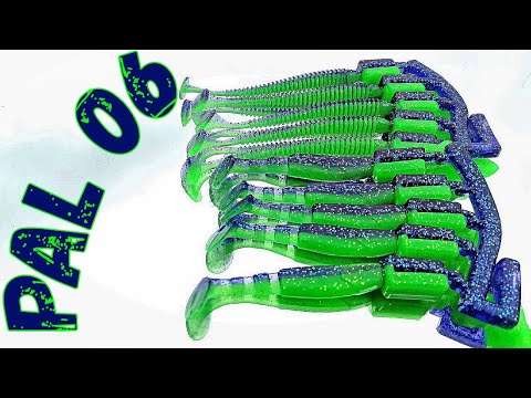 Как сделать приманку цвета PAL #06 Violet Lime Belly | Литьё силиконовых приманок