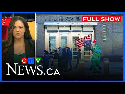 Anti-Trump protesters gather outside U.S. Embassy | CTV News Ottawa at 11:30 for Sat, March 28, 2026