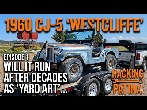 1960 CJ-5 'WESTCLIFFE' - WILL IT RUN AFTER DECADES AS YARD ART