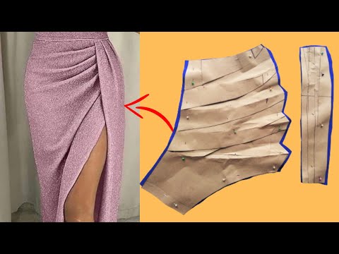 Pattern Making Tips - Pleated Wrap Skirt