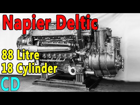The Legendary Napier Deltic - 88 Litre Opposed 2-Stroke Triangle Engine