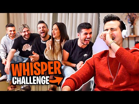 Whisper Challenge 🎧 غول ترین چالش هدفون با بچه ها 😂