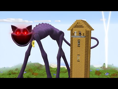 i Found Scariest SCARY CATNAP 😱 in Minecraft | Minecraft Horror |