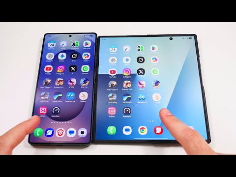Galaxy S25 Ultra vs Galaxy Z Fold 7 Speed Test