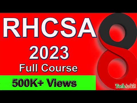 RHCSA 2023 Red Hat Certified System Administrator | Tech Arkit