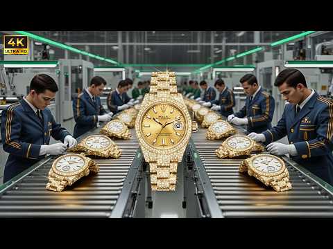 Inside the Rolex Gold Factory: From Solid Gold Bar to $75,000 Watch (Full Process)